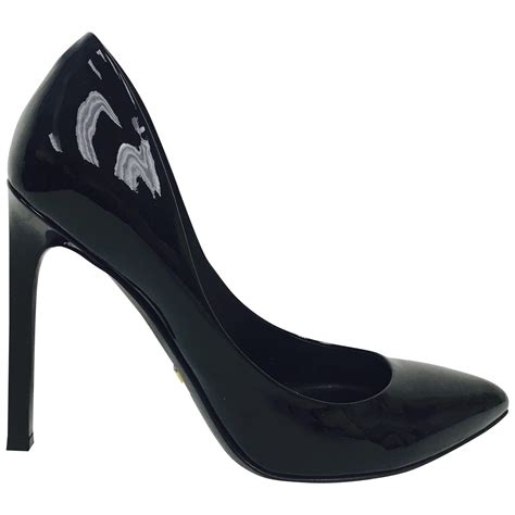 gucci vernice crystal pump nero|Shoes .